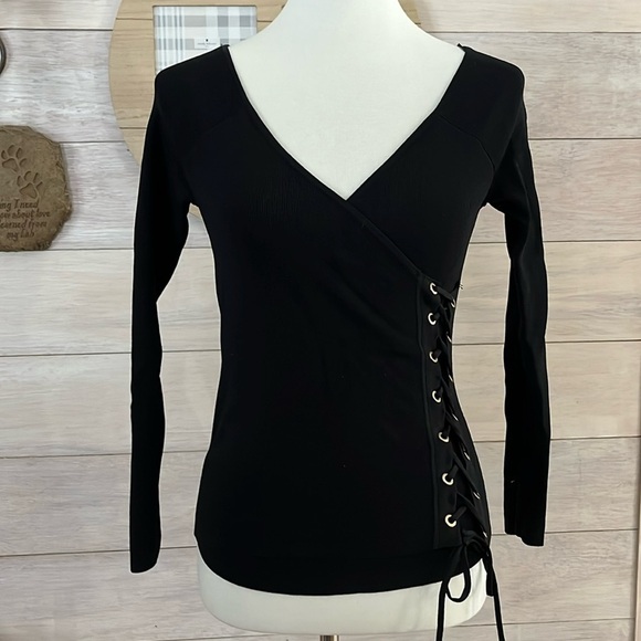 Zara Tops - Zara Black Stretch Top S